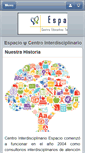 Mobile Screenshot of espacioterapeutico.org